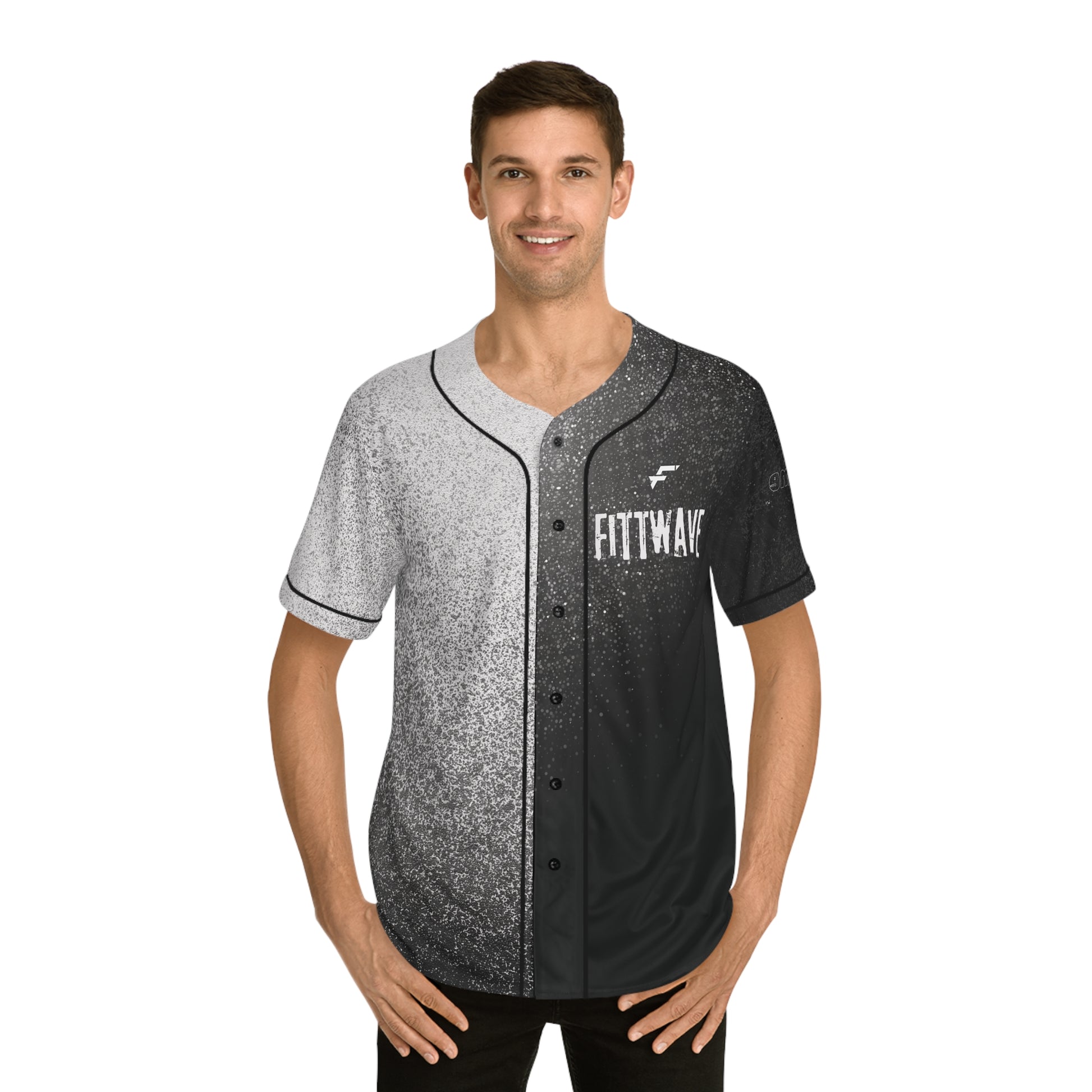 Yin Yang Smoke Baseball Jersey — Custom Rave & Fitness Pro Tee