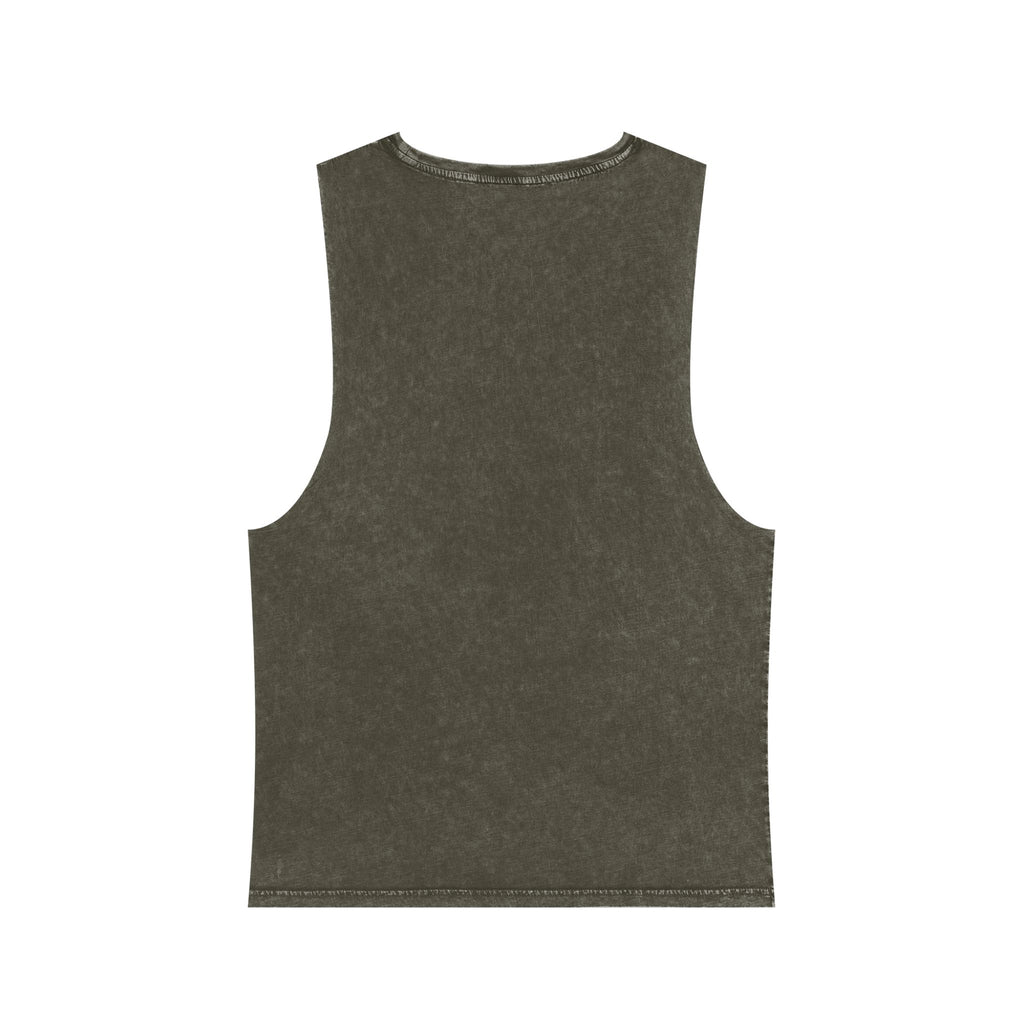 Unisex Fittwave Stonewash Tank Top - Cool Casual Wear, Gift for Fitness Enthusiasts, Stylish Summer Top, Perfect for Relaxing & Travel