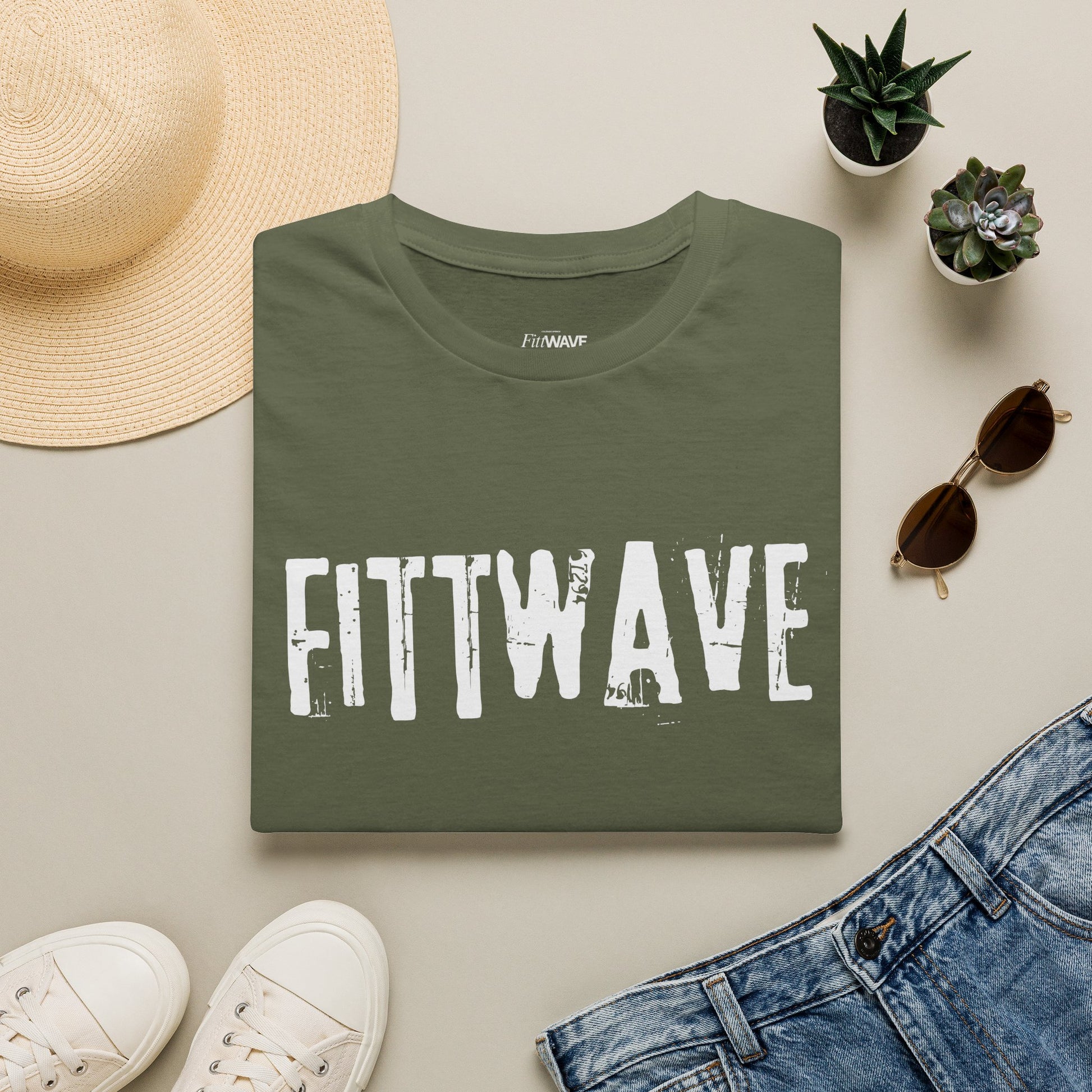 FITTWAVE T-Shirt — Fittwave 100% Cotton Athletic Tee