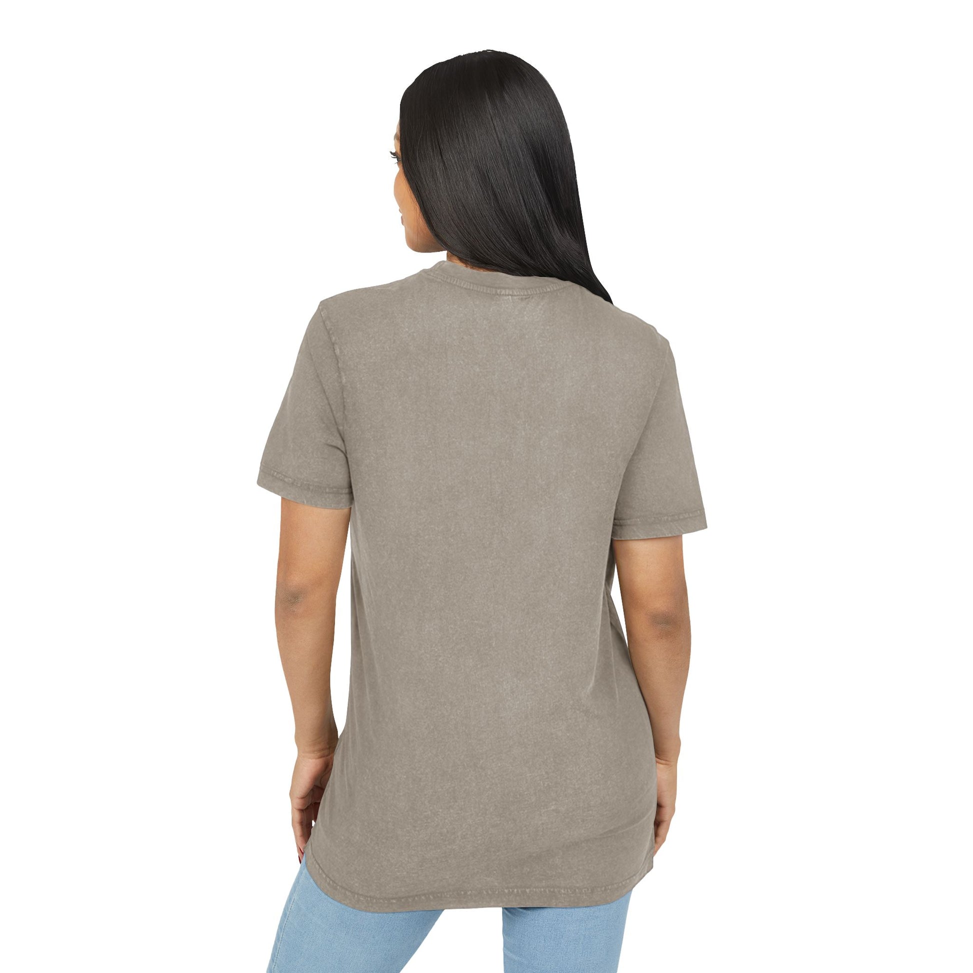 Fittwave- Rock Inspired Acid Washed Graphic Tee, Vintage Style Acid Washed Shirt, For Workouts, Unisex Fashion Shirt, Summer Streetwear