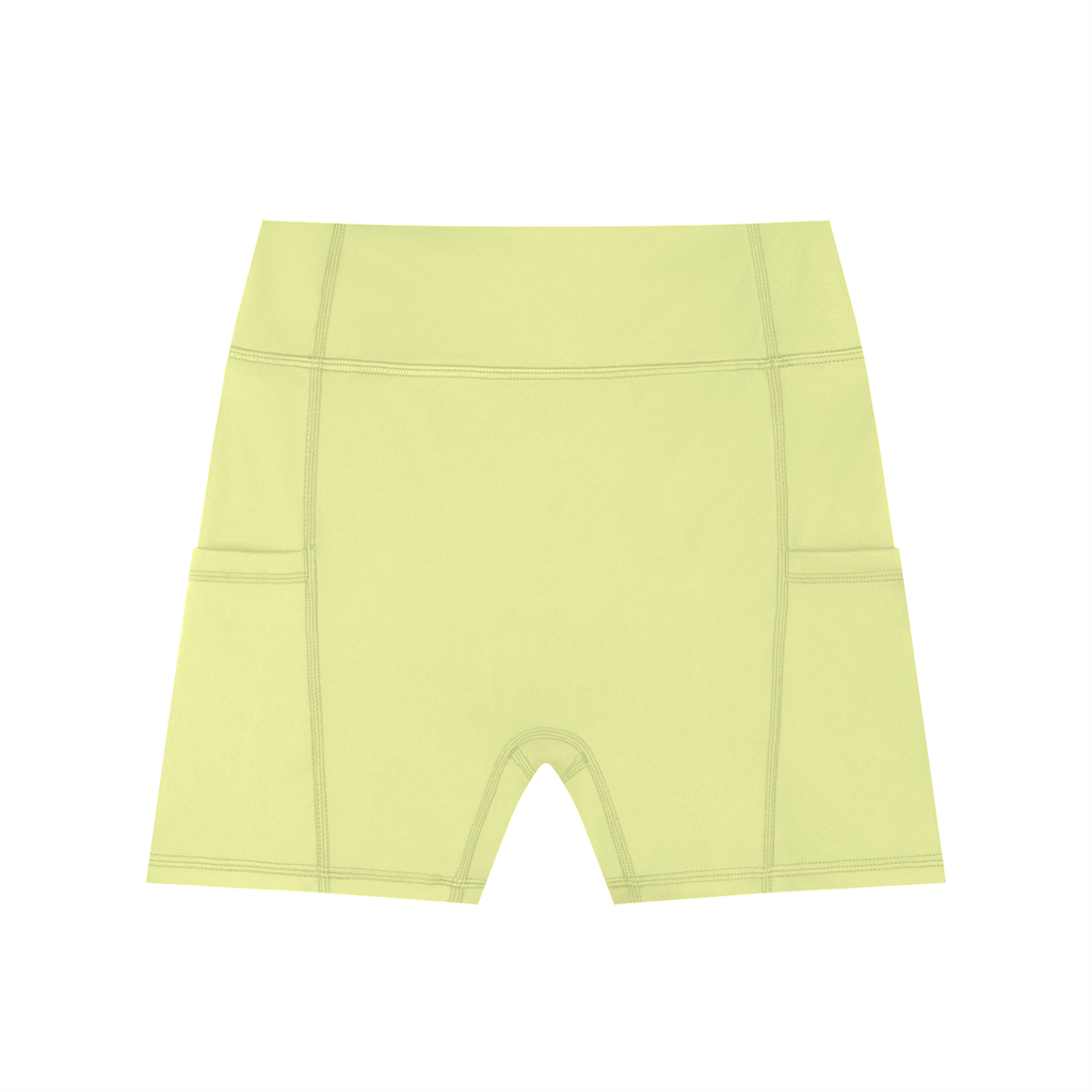 Women High Waisted Athletic Biker Shorts With Secure Phone Side Pockets