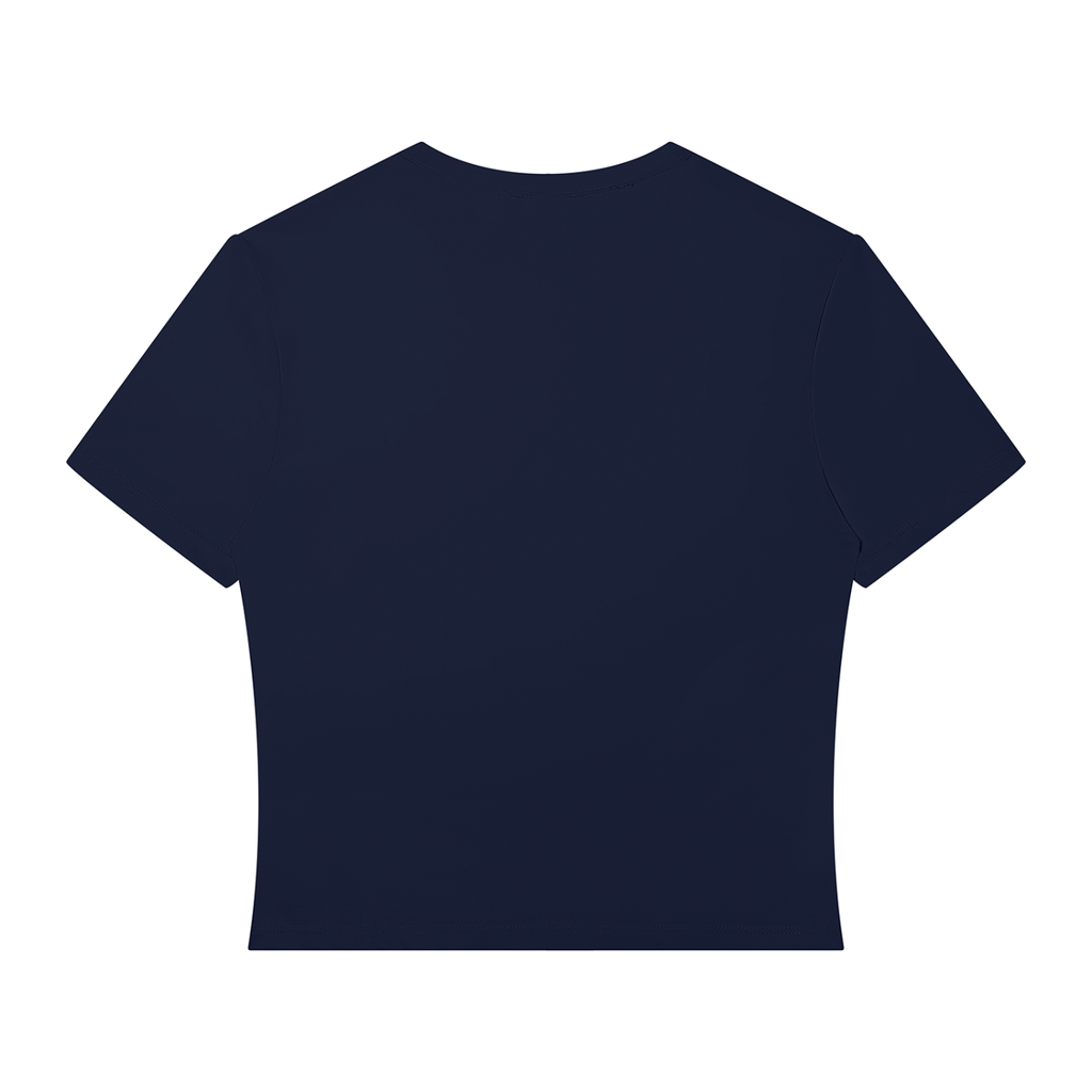 Women's Fitness and  Performance Crop Top Polyamide Stretch Athletic Shirt