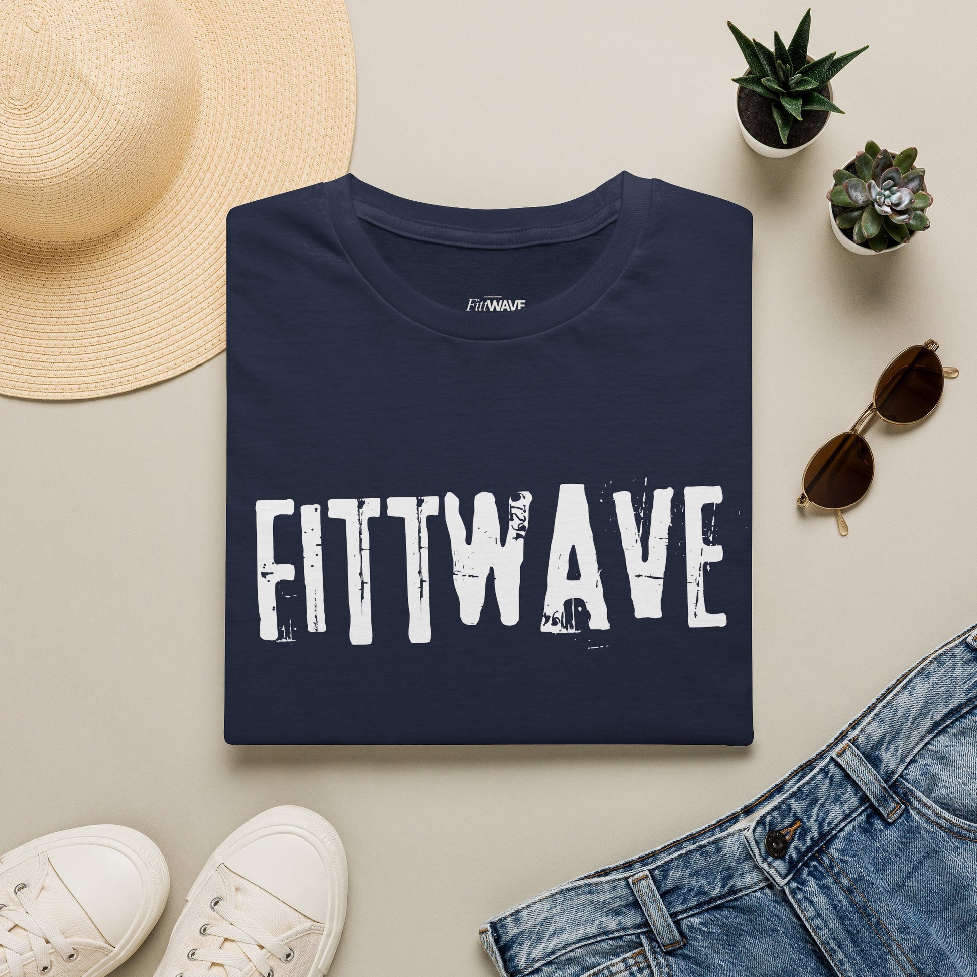 FITTWAVE T-Shirt — Fittwave 100% Cotton Athletic Tee