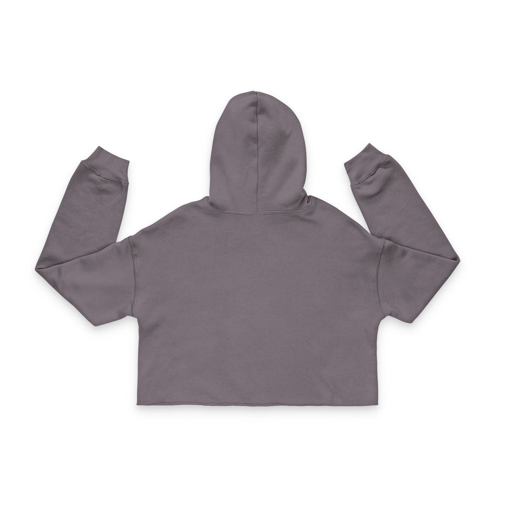 Focus Women's Cropped Hoodie | Motivational Sweatshirt for Gym, Yoga, Casual Wear, Birthday Gift, Self-Care