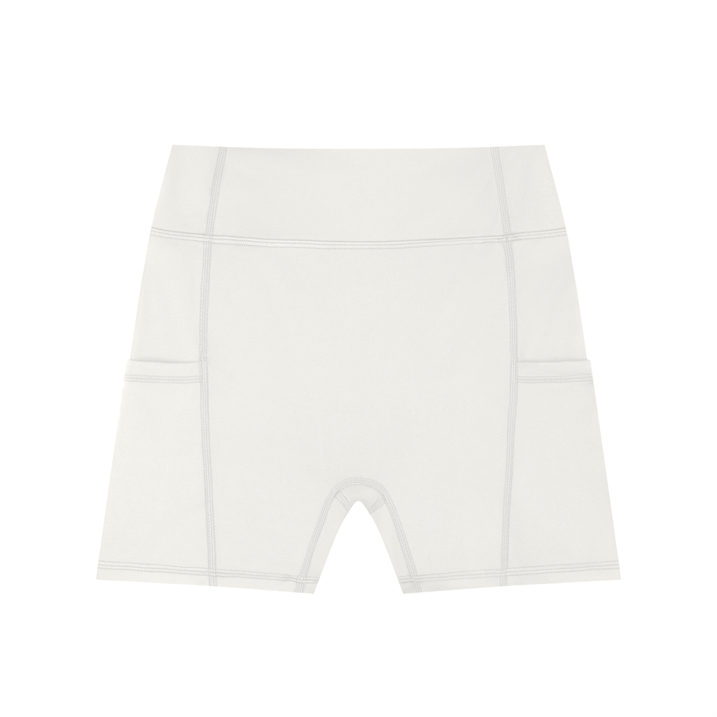 Women High Waisted Athletic Biker Shorts With Secure Phone Side Pockets
