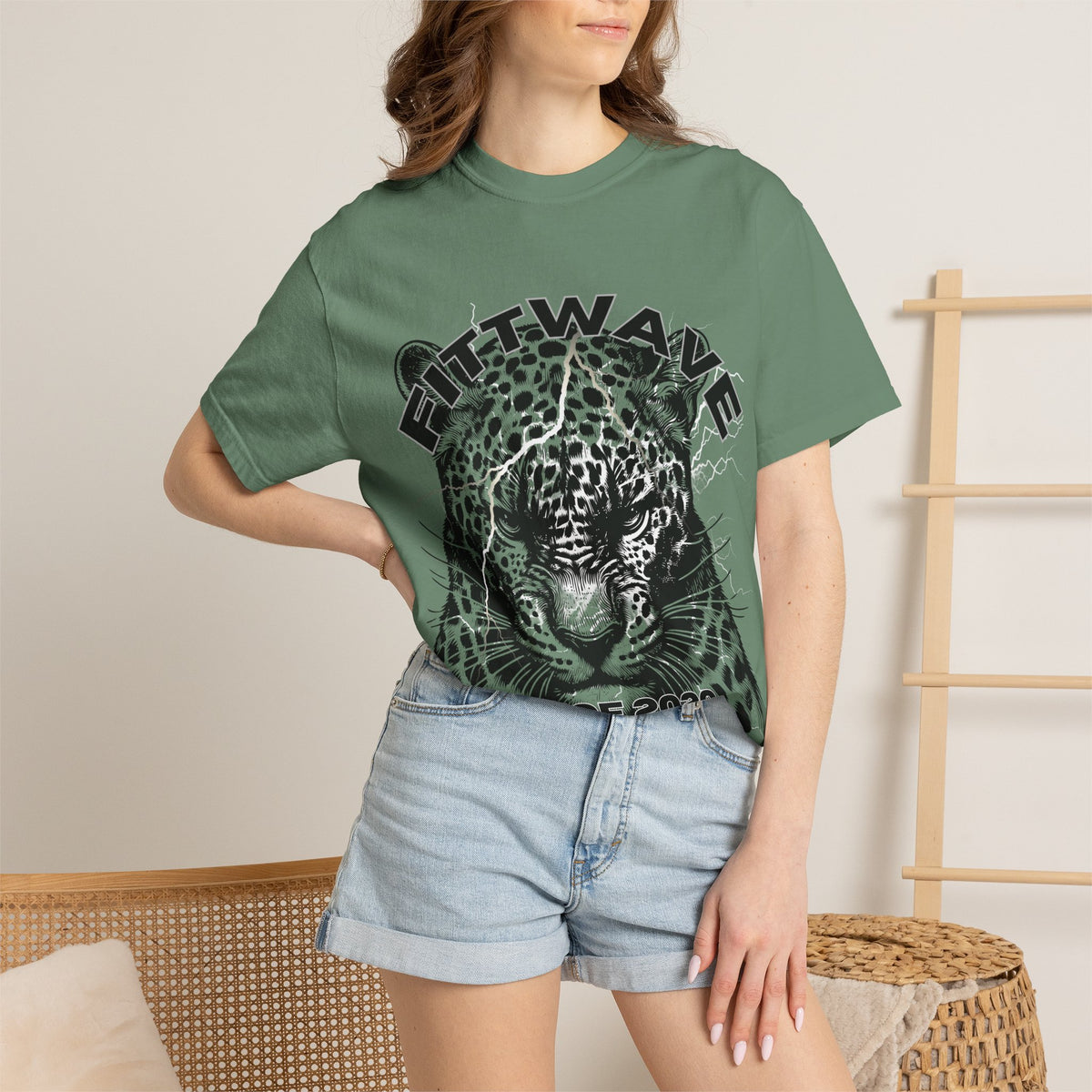 Fittwave- Comfort Colors Vintage Graphic Tee, For Workouts, Unisex Fashion Shirt, Fall Streetwear