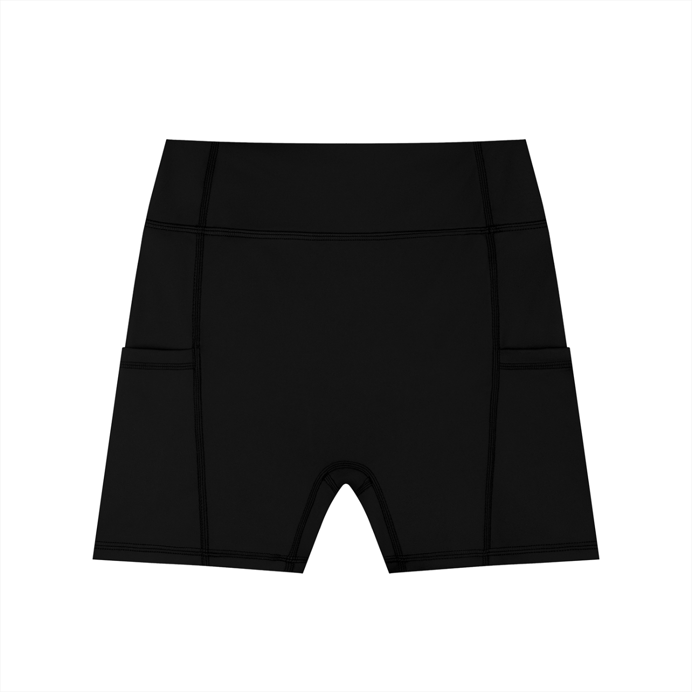 Women High Waisted Athletic Biker Shorts With Secure Phone Side Pockets