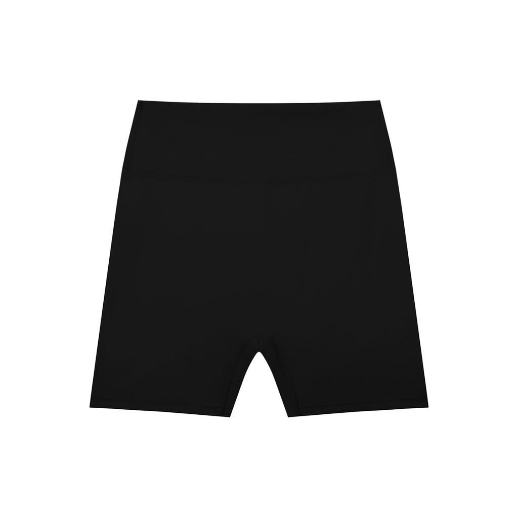Women's Fitness High Waisted Nylon Spandex Gym and Biker Shorts - Made to be Casual or for Sport