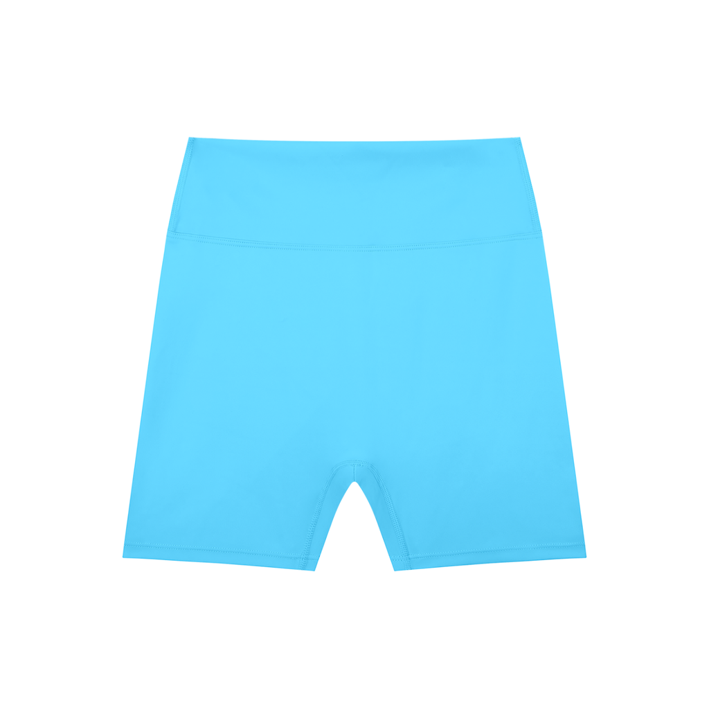 Women's Fitness High Waisted Nylon Spandex Gym and Biker Shorts - Made to be Casual or for Sport