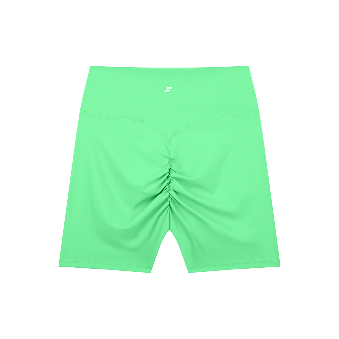 Women's Fitness High Waisted Nylon Spandex Gym and Biker Shorts - Made to be Casual or for Sport