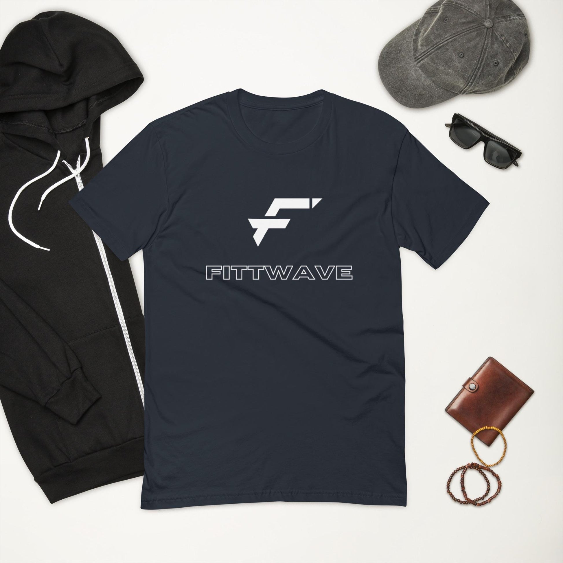 Fittwave Fitted Gym Short Sleeve T-shirt- Great for Workouts