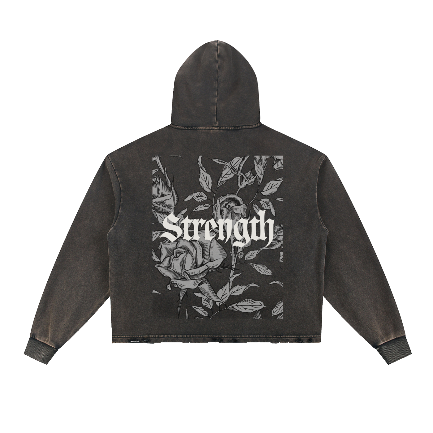 Vintage Washed Frayed Hem Hoodie Gym And Street Wear By Fittwave Fitness Oversized Fit